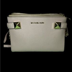 Michael Kors Blush Pink with Gold Accents Cross Body
